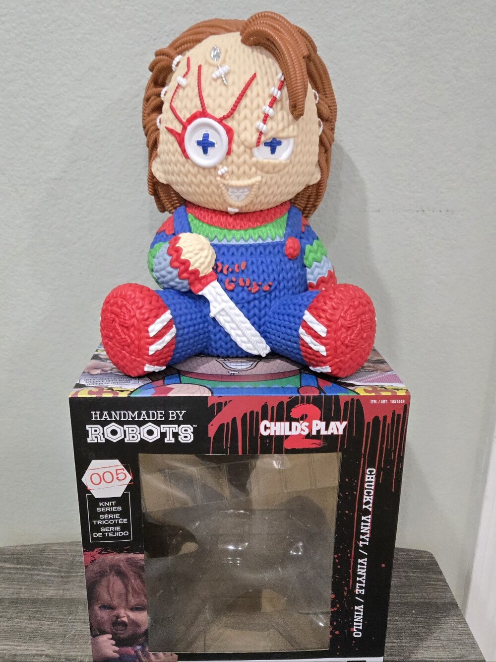 Chucky Handmade By Robots 12” 005  Vinyl Knit Series Costco Exclusive